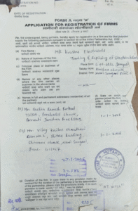 Registration of firm-01